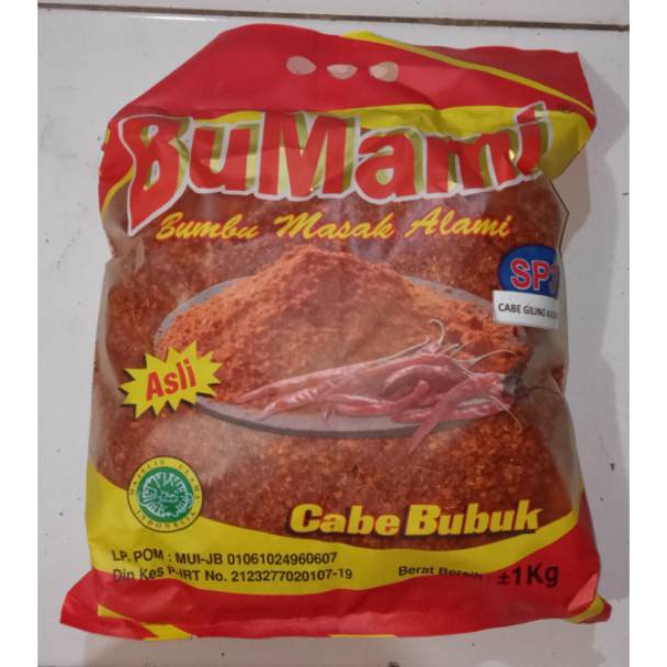 

[SIA43] Cabe Bubuk SP3 BuMami Kasar (Tekstur Flakes) 1 Kg Harga Termurah