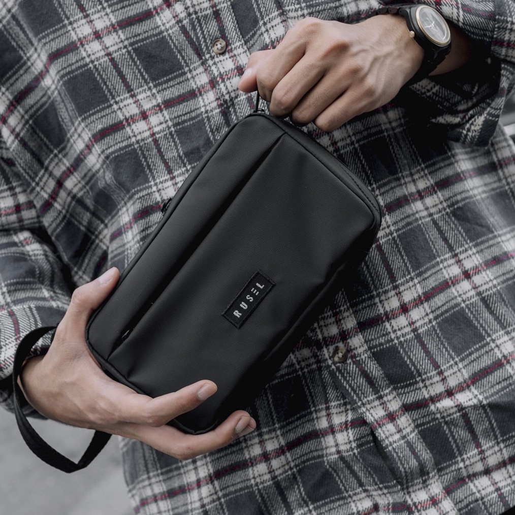 12.12 Promo Brand HEYRUS RUSEL I Sling Bag Aruna Lite I Clutch Bag Pria Wanita 