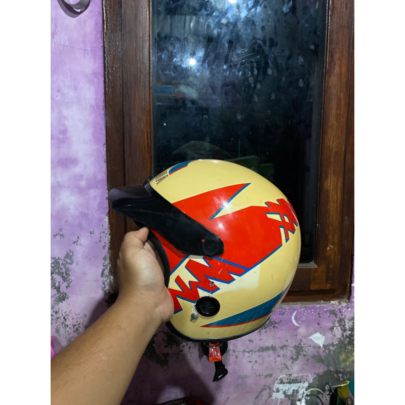helm yamaha jadul