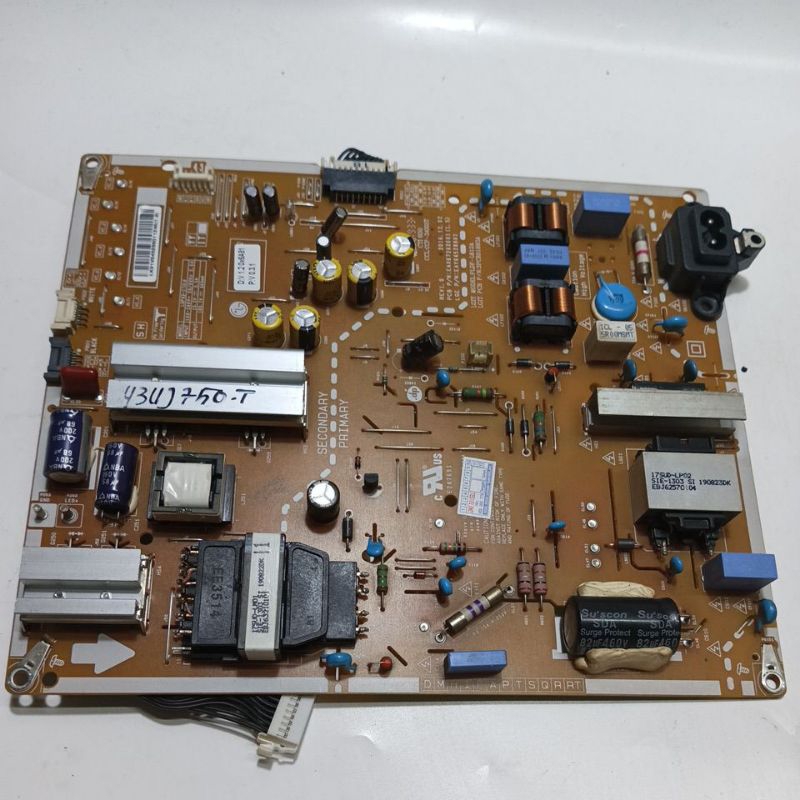 psu tv lg 43uj750t- power suplay tv lg43uj750 - regulator tv lg 43uj750 -mesin tv lg 43uj750