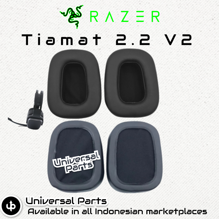 Bantalan Busa Razer Tiamat 2.2 V2 7.1 Earpad Earcup Ear Pad Cup Cushion Foam Pengganti Replacement