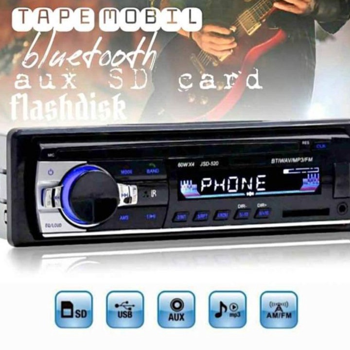 [KODE PRODUK YLQSY5382] Zeepin Tape audio mobil bluetooth car MP3 / single din / Tape Mobil / Head u