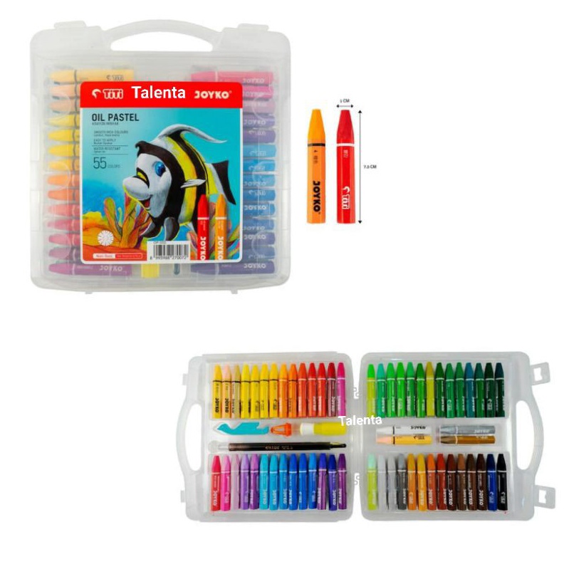 

Import Terlaris Krayon Crayon Oil Pastel JOYKO 55 Warna gas !!