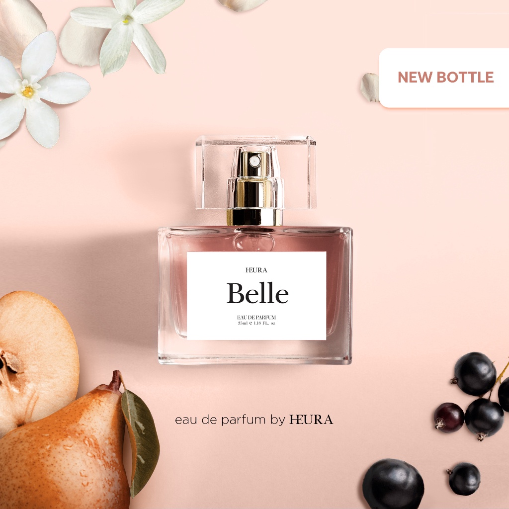 HARGA GROSIR Heura Parfum BELLE — Parfum Wanita 