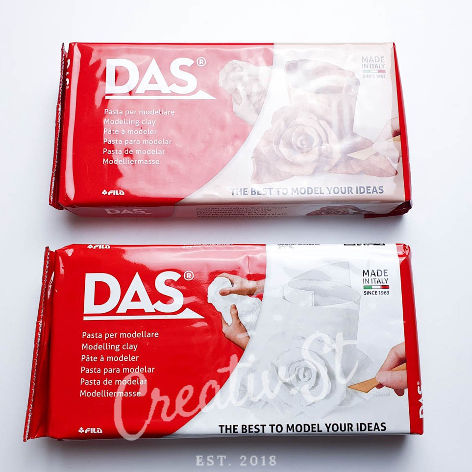 

[KODE PRODUK 6KDWS10058] DAS Modelling Clay 1000 gr Tanah Liat Air Dry 1 KILO Kerajinan Sculpting Pottery