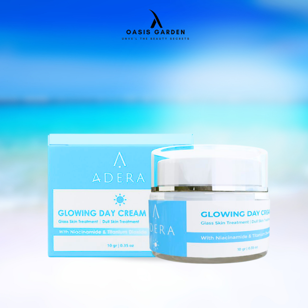 DAY CREAM DAN NIGHT CREAM ADERA KRIM CREAM CREM PEMUTIH WAJAH PENGHILANG FLEK HITAM MEMBANDEL GLOWIN