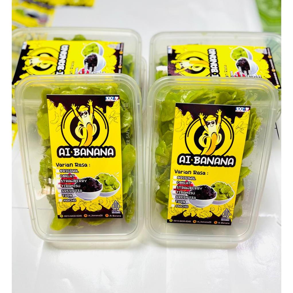 

Keripik Pisang Lumer Matcha Greentea 160gr by Ai Banana