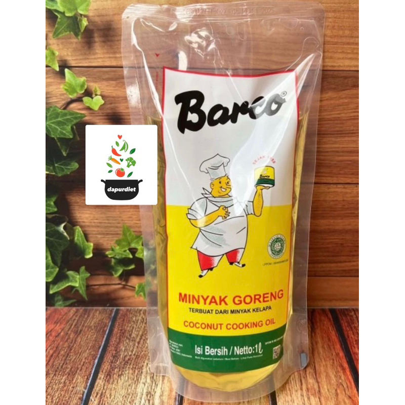 

Barco Coconut Cooking Oil CCO Minyak Kelapa 1lt