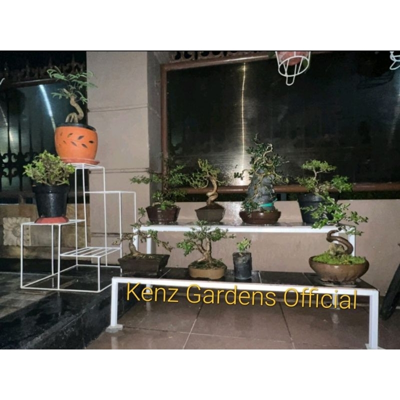 RB pot bunga besi/standing pot Kotak 4 susun/standing pot/rak bunga besi/rak bunga murah/rak pot