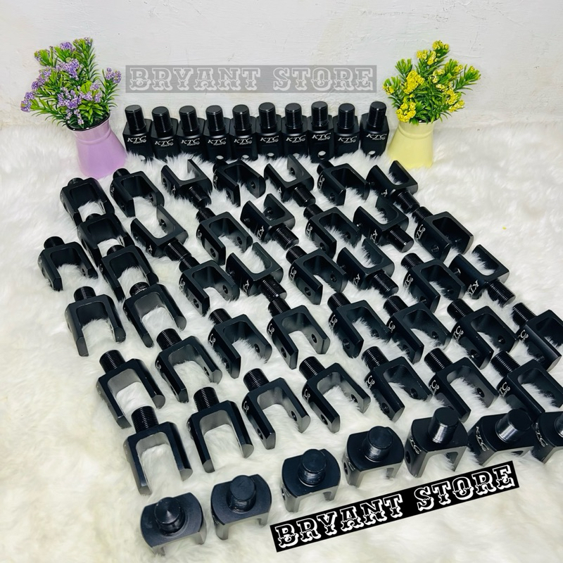 KTC RACING ORIGINAL ANTING SHOCK BREAKER BELAKANG DRAT 19 CNC KAKI MATIC MODEL U SAMBUNGAN SHOCKBREA