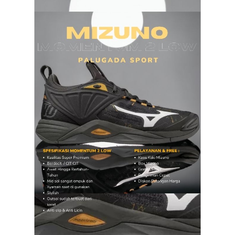 SEPATU VOLI MIZUNO MOMENTUM 2 LOW SUPER PREMIUM SEPATU VOLLEY MIZUNO SEPATU MIZUNO SEPATU VOLI SEPAT