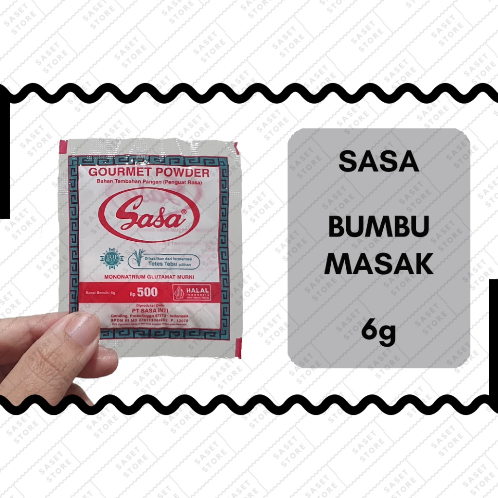 

Sasa MSG 6g Sachet Bumbu Dapur Masak Penyedap Rasa