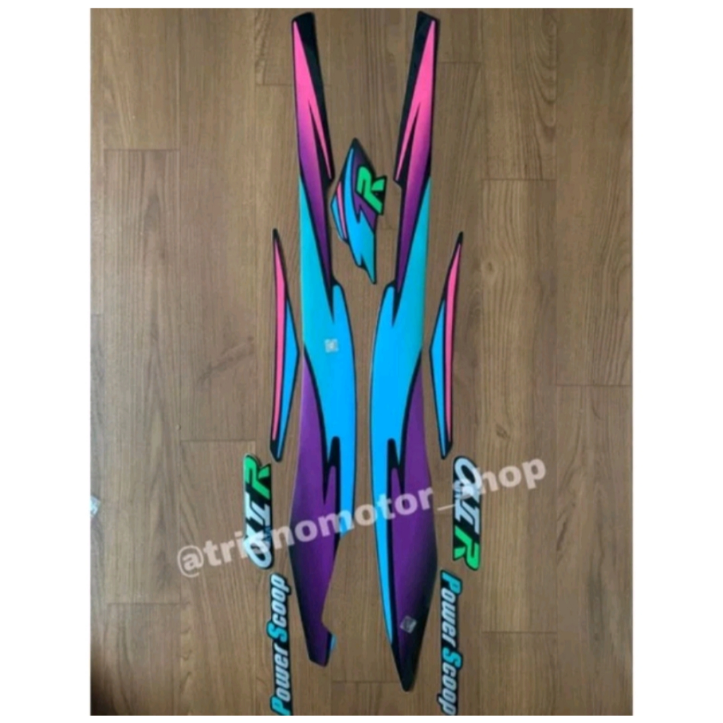 Stripping yamaha alfa 96 sticker yamaha alfa th 1996