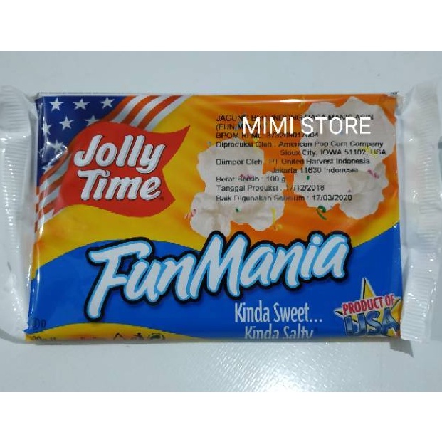 

MPF POP CORN JOLLY TIME RASA FUN MANIA Best Produk