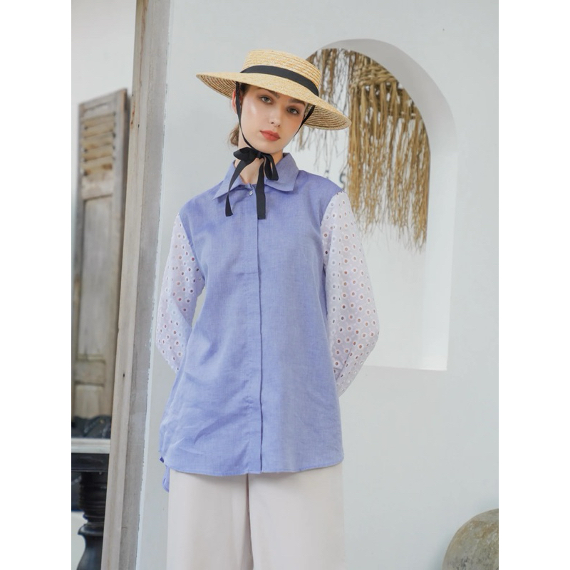Mirza Shirt Blue Aleza Label