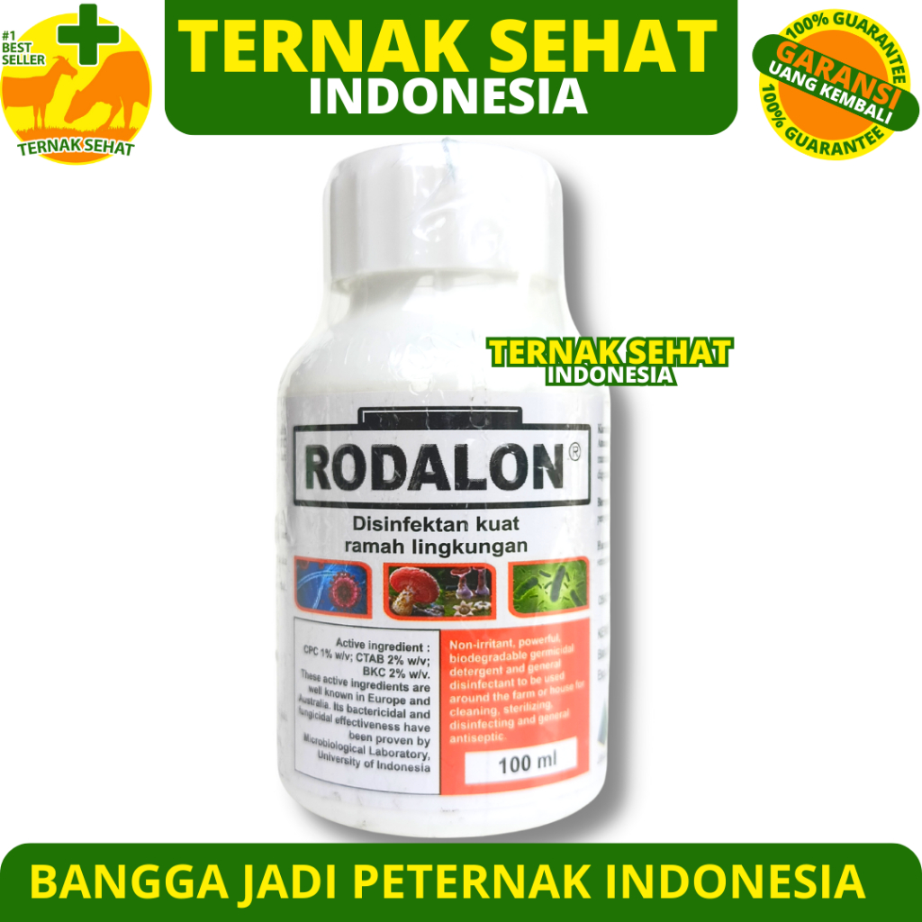RODALON 100ml - CETADEST BKC 100ml - Disenfektan Pembasmi Virus Kuman Kuman Bakteri