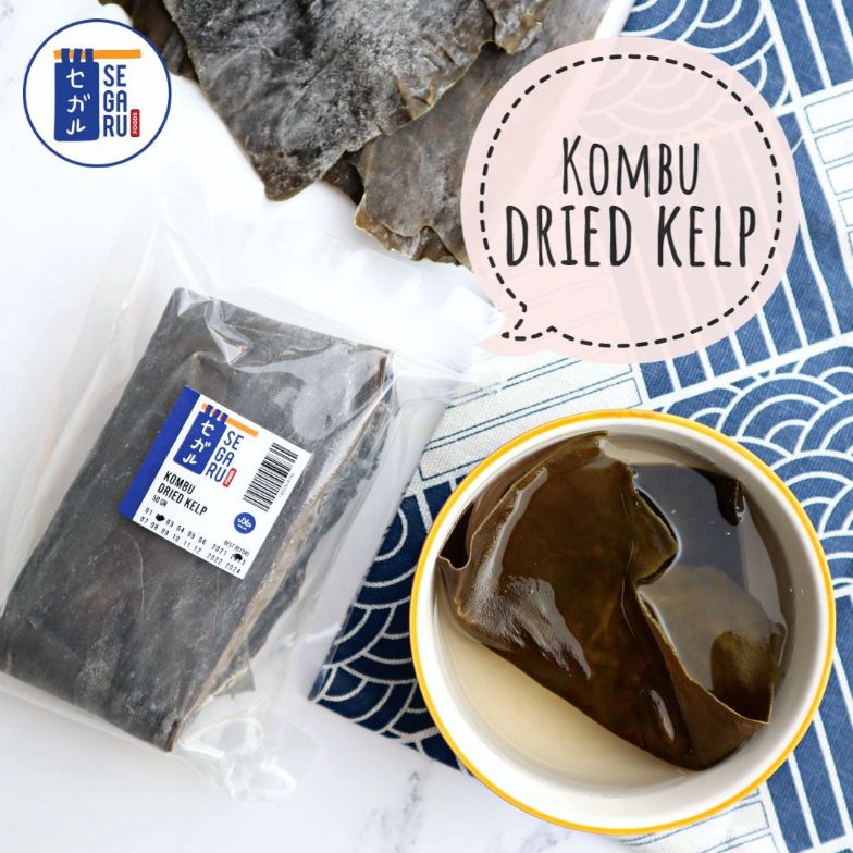 

✢ Kombu / Konbu / Dried Kelp Dashi / Rumput Laut Kering 50 gr grfbt