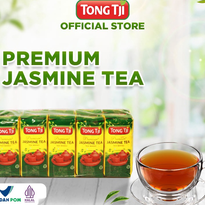 

PFDF4165 STOK SIAP 【COD Tong Tji Premium Jasmine Tea ( Teh Seduh ) Per slop ( 10pack isi 50gram )