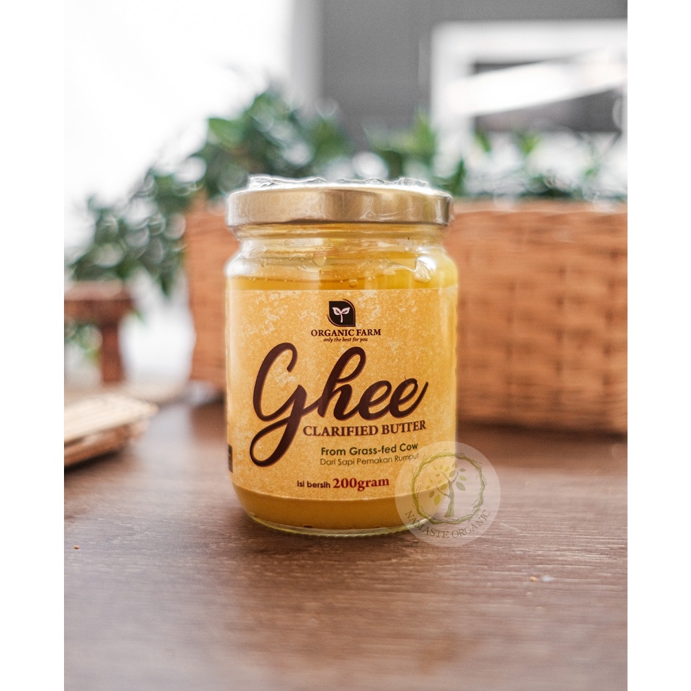 

[☚F96>] ORGANIC FARM GHEE - ORGANIC AND GRASS-FED CLARIFIED BUTTER 200GR Only One