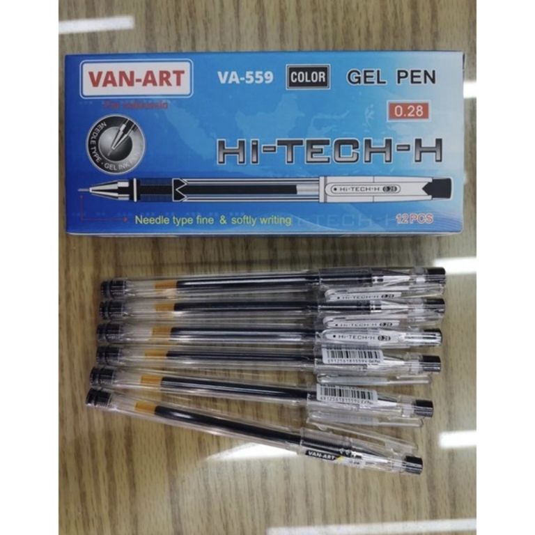 

Diju@l Mur4h (Harga 12 pc) Bolpen Hi tech HITAM VA-559 (1 Kotak isi 12 pcs) /gel pen 0,28 New Product