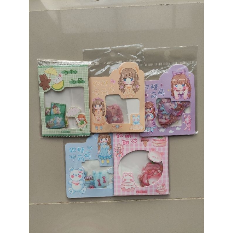 

Stiker aesthetic isi 45pcs