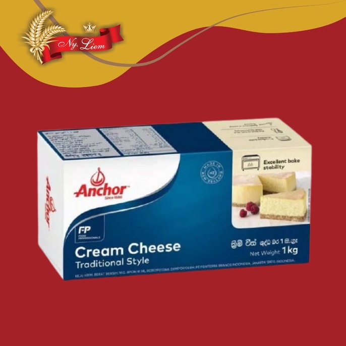 

[✰S71➢] ANCHOR Cream Cheese 1 kg (/ ONLY) Bring it back