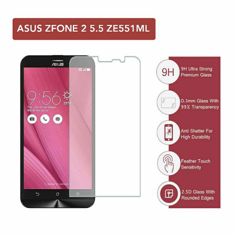 Tempered Glass Asus Zenfone 2 5.5 Z00AD ZE551ML