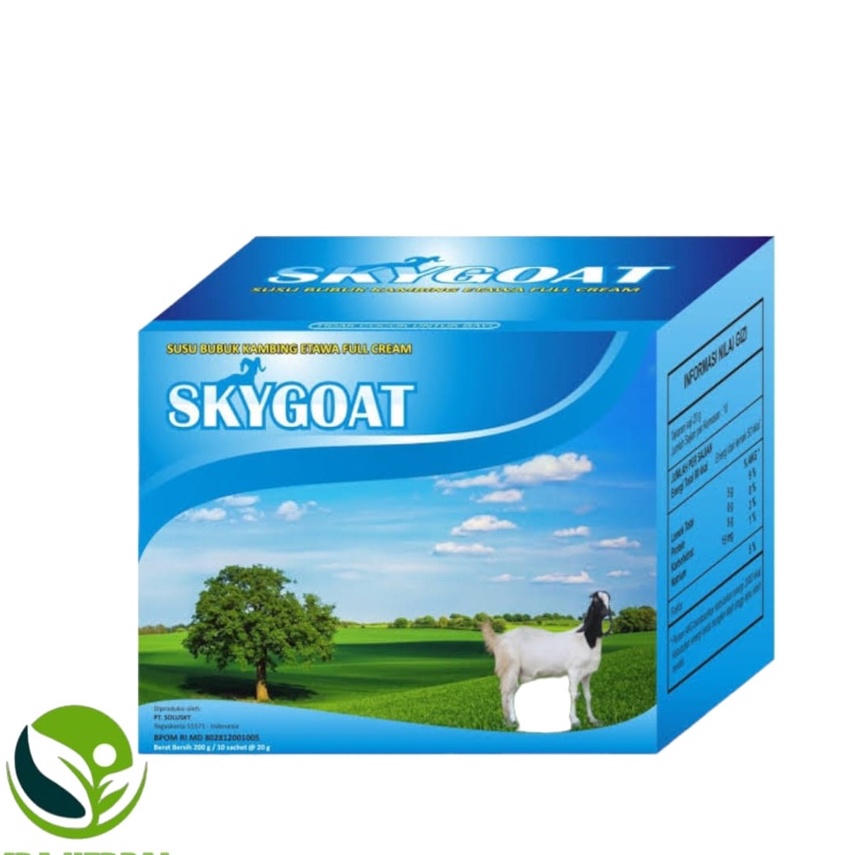 

Pr0duk SkyGoat Susu Kambing Etawa Original Dengan Bubuk Krim | Susu Kambing Skygoat Per Box [300]