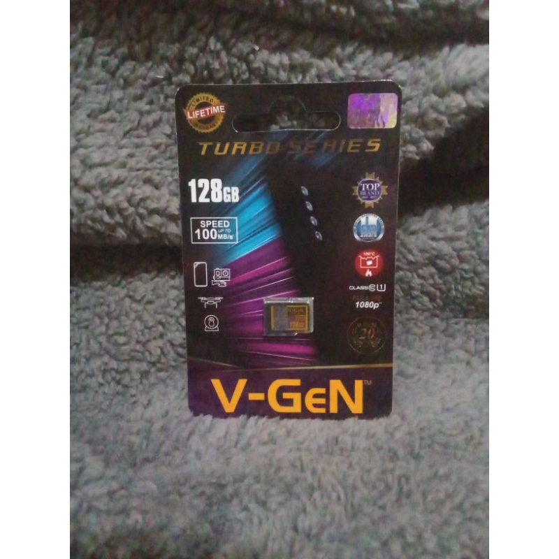 Micro SD V-Gen 128gb class10 turbo series MMC original