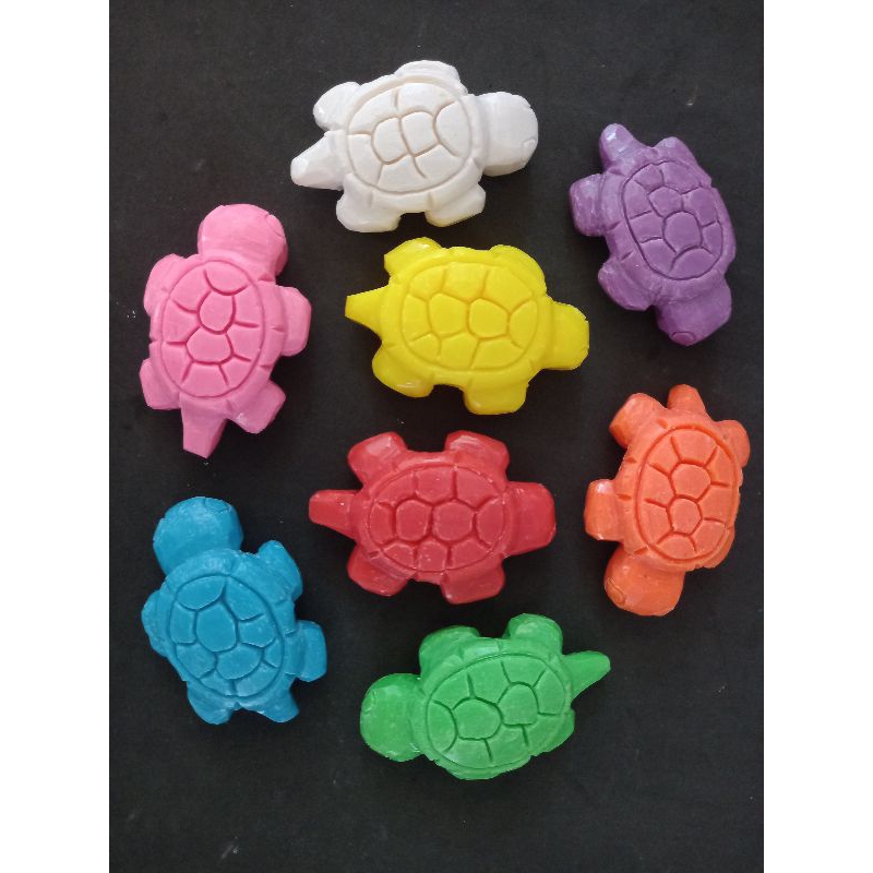 Kerajinan Tugas Sekolah Prakarya Sabun Ukir Bentuk Hewan Kura-Kura