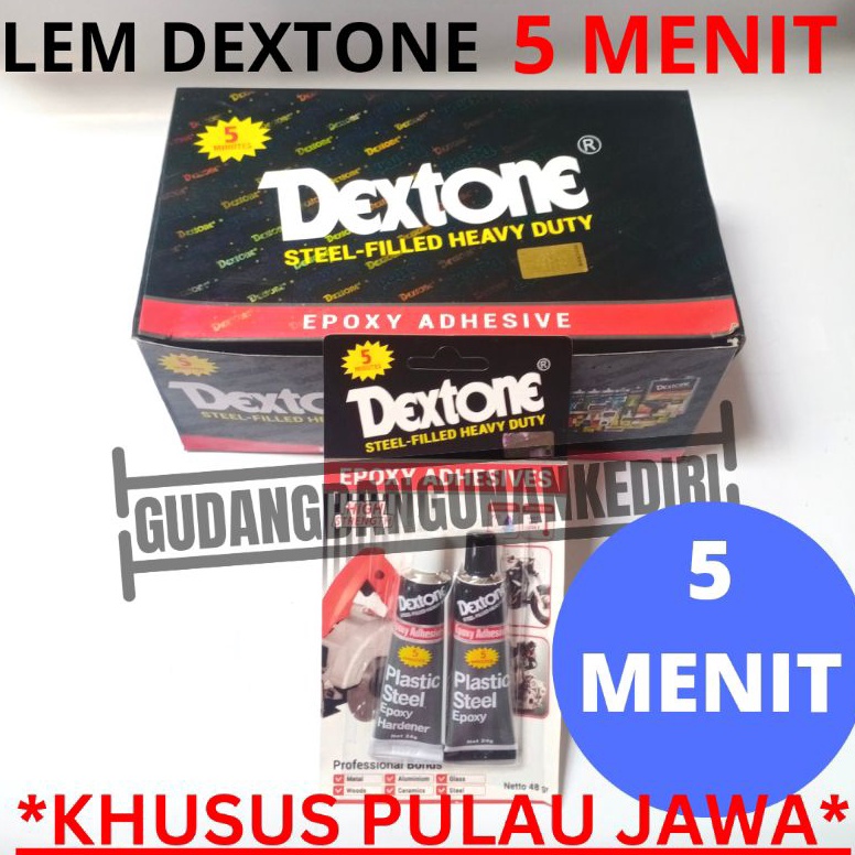 

[☻U16@] [PROMO] LEM BESI DEXTONE 5 MENIT 5MENIT EPOKSI EPOXY 48gram [126]