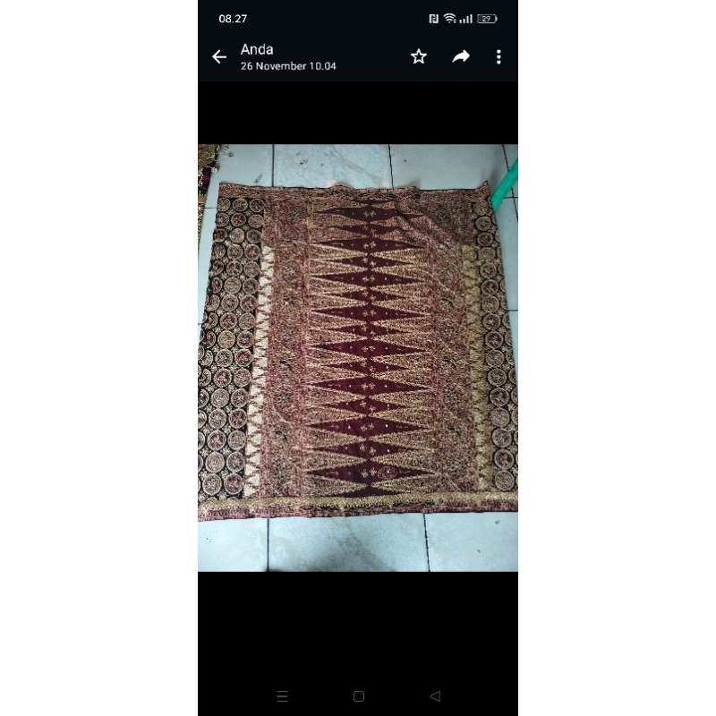 tapis Lasem sutra mm pp