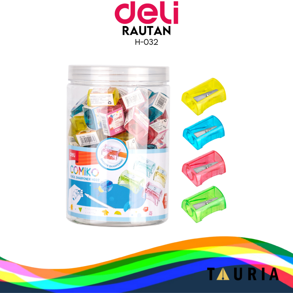 

Deli Serutan Pensil Rautan Pensil Sekolah Pencil Sharpener – H-032