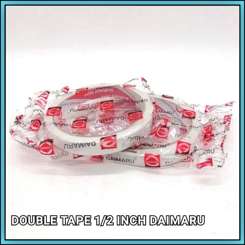 

1 Pcs Double Tape 1/2 Inch Daimaru 12 Mm × 12 Yard