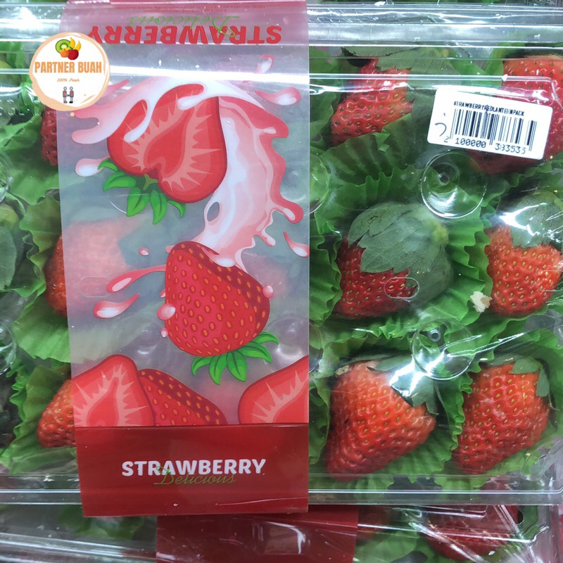 

Strawberry Korea Latern | Strawbery Korea Merah / Pack