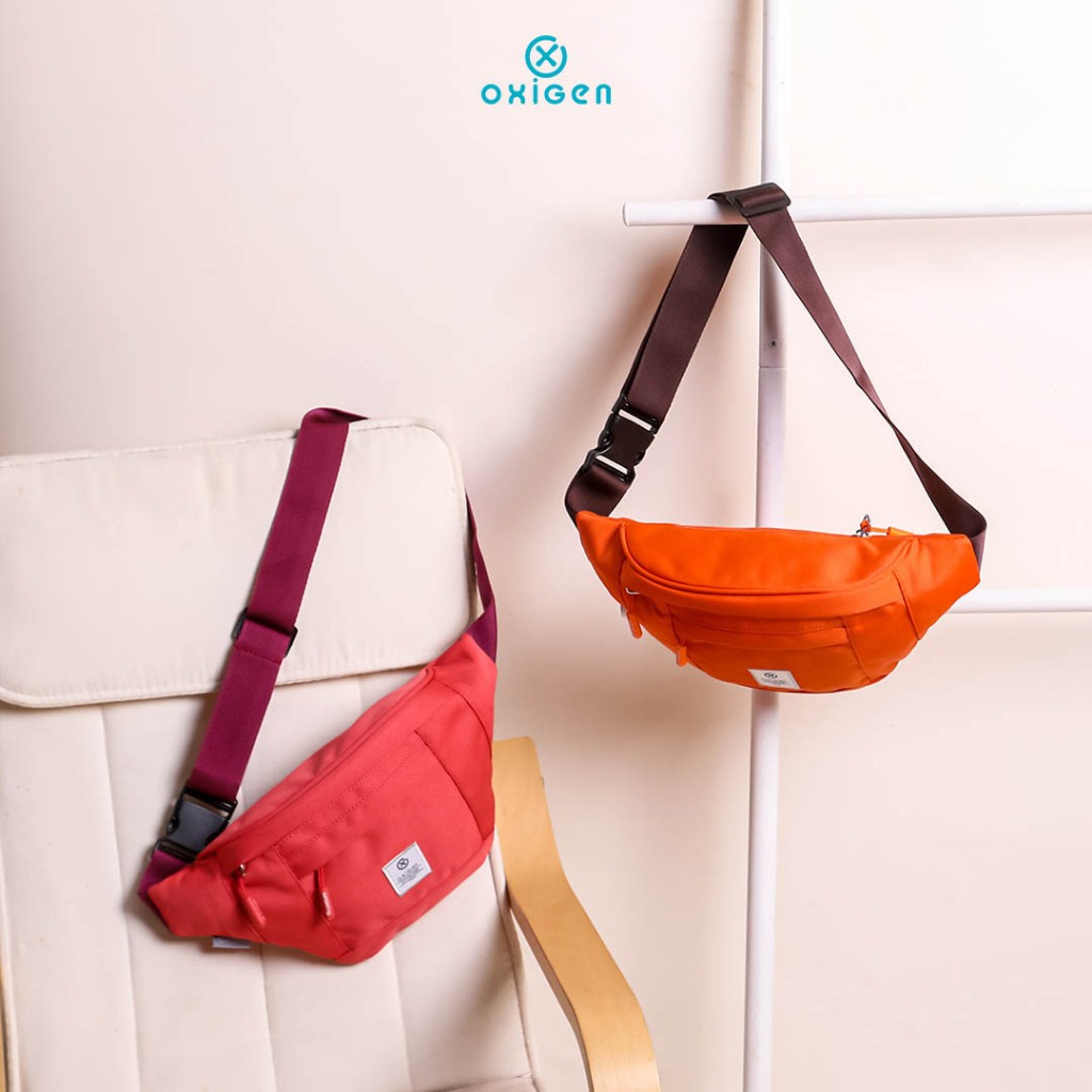SUPER DEAL Oxigen Aryana Tas Pinggang Wanita Polyester Waist Bag Modern dan Stylish