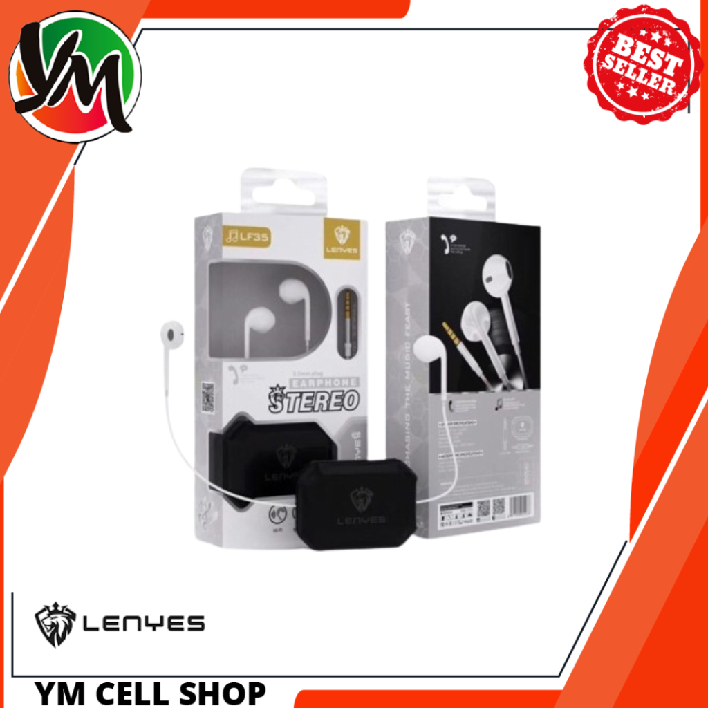 HANDSFREE LENYES LF-35 ORIGINAL STEREO EARPHONE LF35