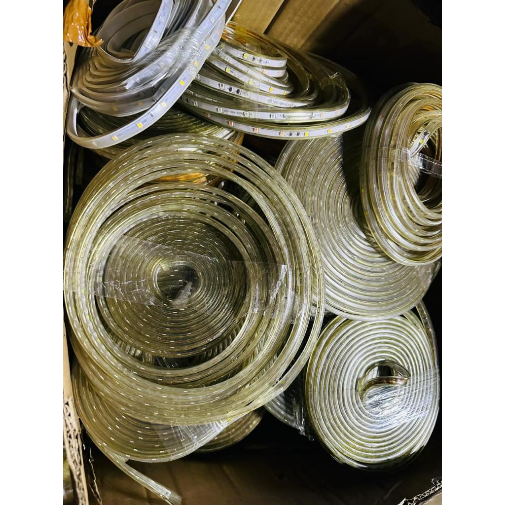 PART RETUR BACA DESKRIPSI Lampu Led Neon Flex Selang 220V PANJANG 7M-25M Flexible Sign Strip Outdoor