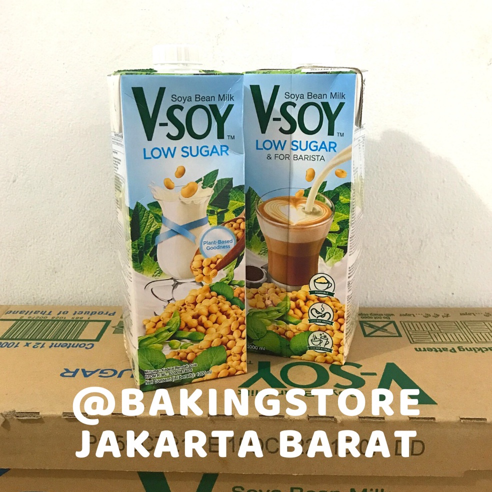 

Pal!ng Popul4r Vsoy Low Sugar & For Barista 1 Liter | Susu Kedelai Soya Bean Milk [204]