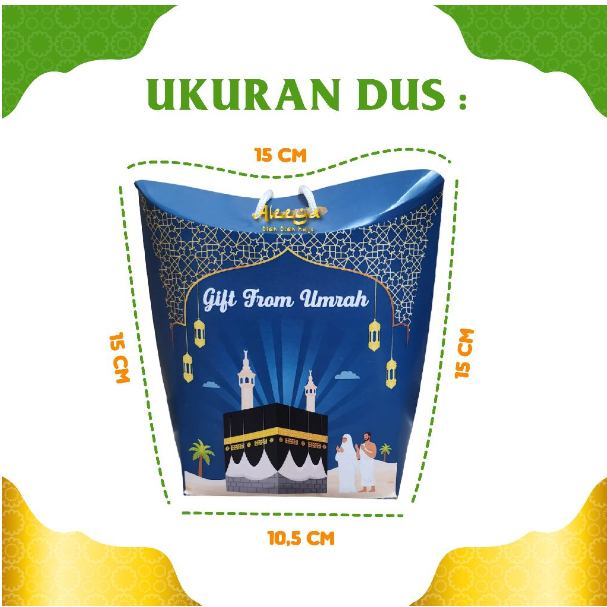 

Dus Jinjing Tali untuk Oleh oleh Haji dan Umroh isi 25 Pcs