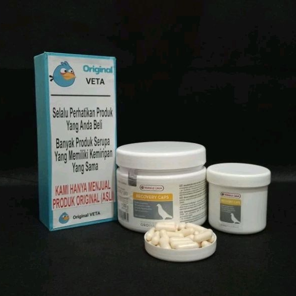 RECOVERY CAPS VERSELE LAGA BURUNG MERPATI BALAP NUTRISI OTOT PILL JAMU VERSELE LAGA IMPORT