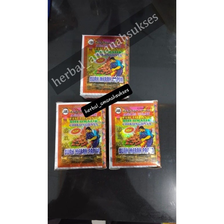 

[✭R42&] SERBUK/JAMU BUAH MERAH PAPUA ORIGINAL kemasan terbaru Sale of Month