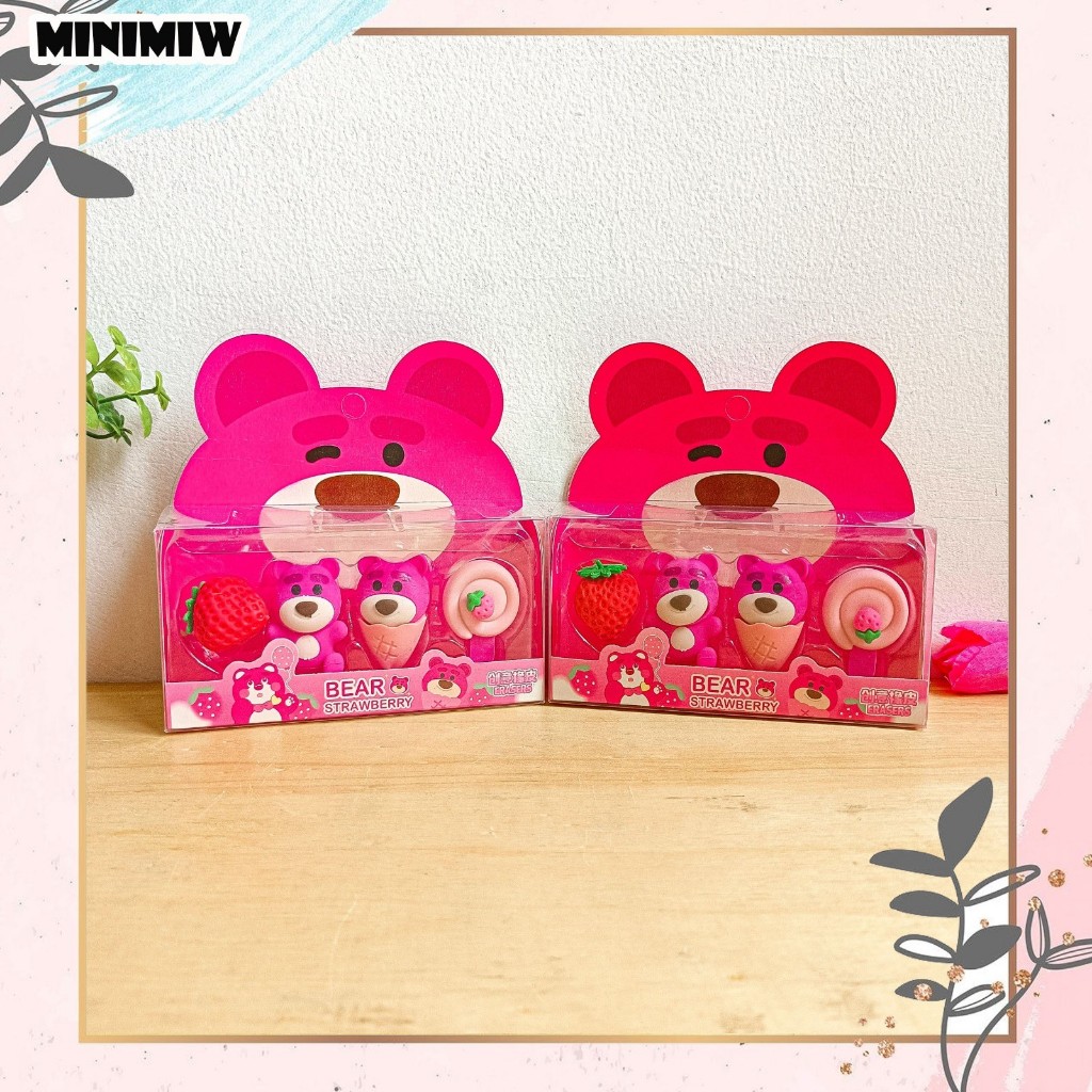 

PENGHAPUS MINIATUR LOTSO 1 SET ISI 4 PCS ER-1057 ERASER HAPUSAN BERUANG TOOY STORY KARET SETIP STIP LUCU ANAK ALAT TULIS KANTOR SEKOLAH MURAH TERMURAH COD