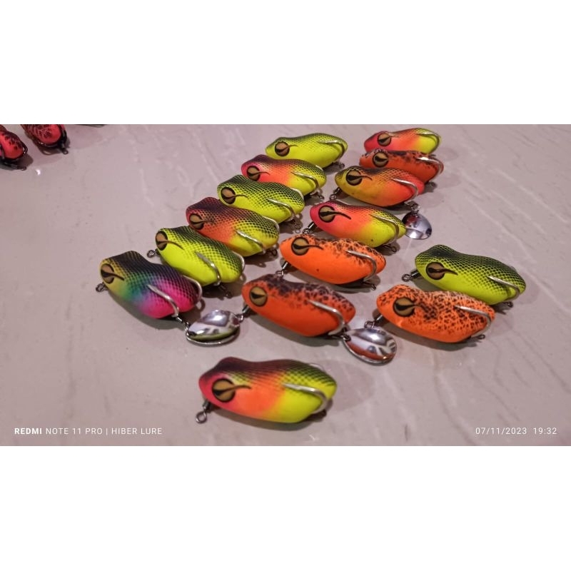 lure killer Hiber lure soft frog kodok palsu gabus haruan