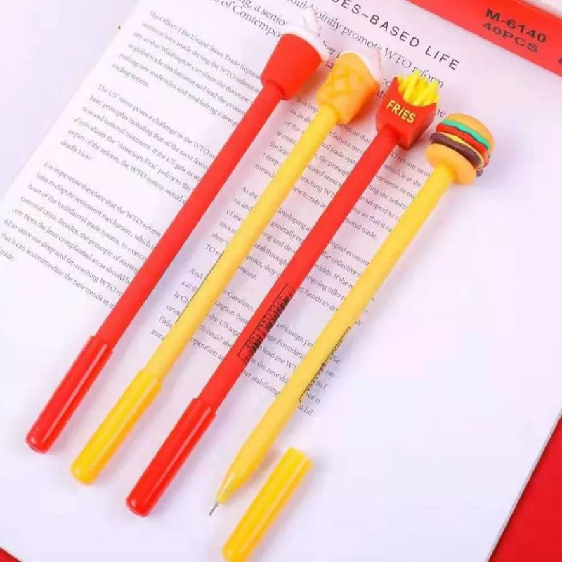 

PULPEN GEL MOTIF MAKANAN MINUMAN LUCU IMUT / BOLPEN GEL KARAKTER