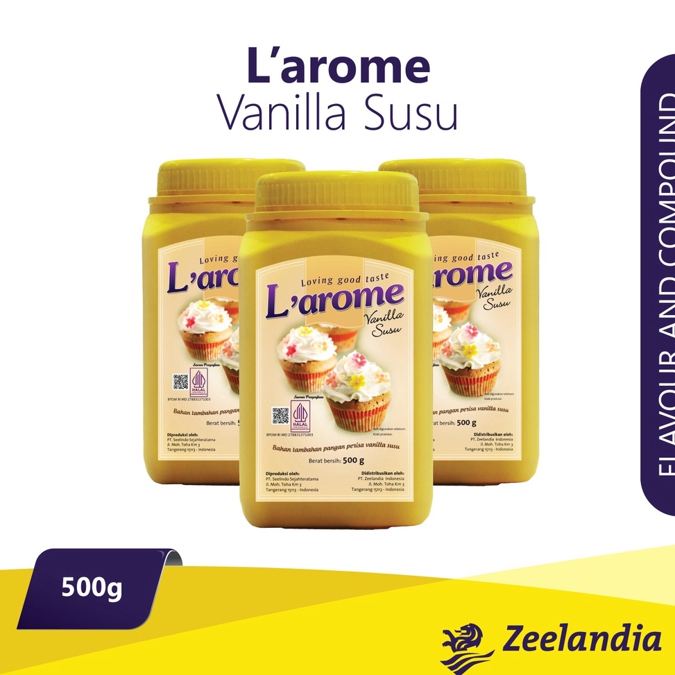 

↑ Zeelandia L'Arome Vanilla Milk Powder 500 Gr Harga Murah )V ♪
