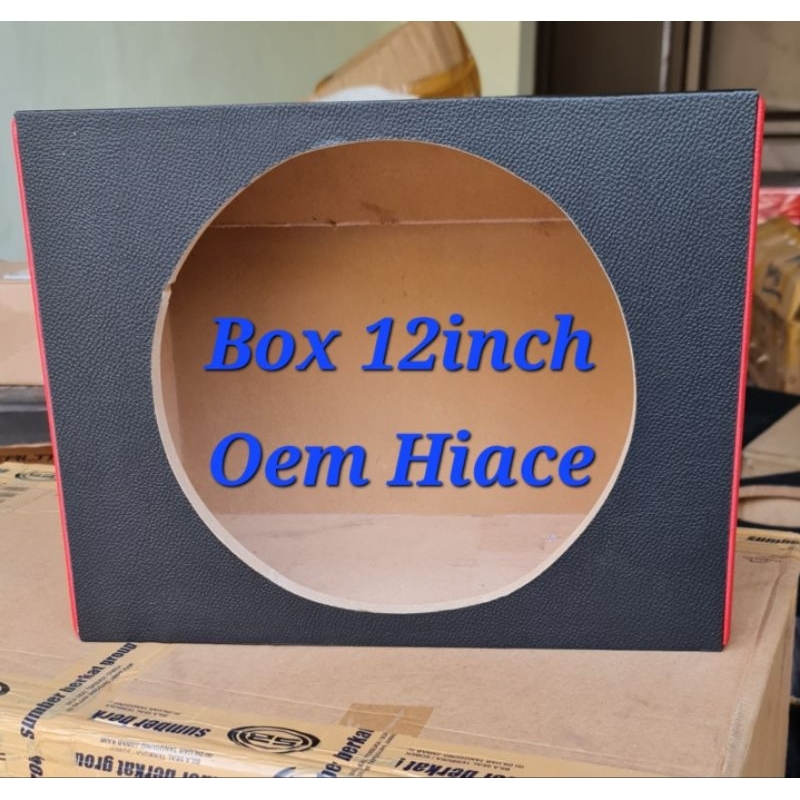 Box 12inch Oem Mobil Hiace, Oskar, MDF
