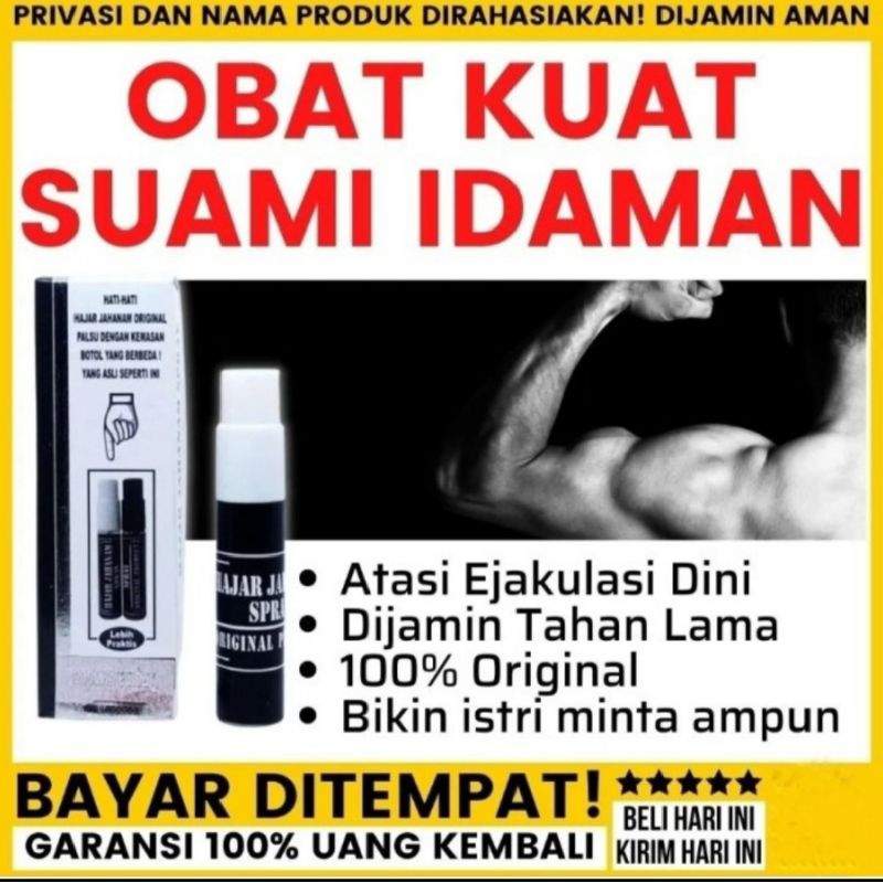 HAJAR JAHAMAN SPRAY ASLI ORIGINAL-PEMBESAR PENIS ASLI-OBAT PEMBESAR PENIS PRIA PERMANEN