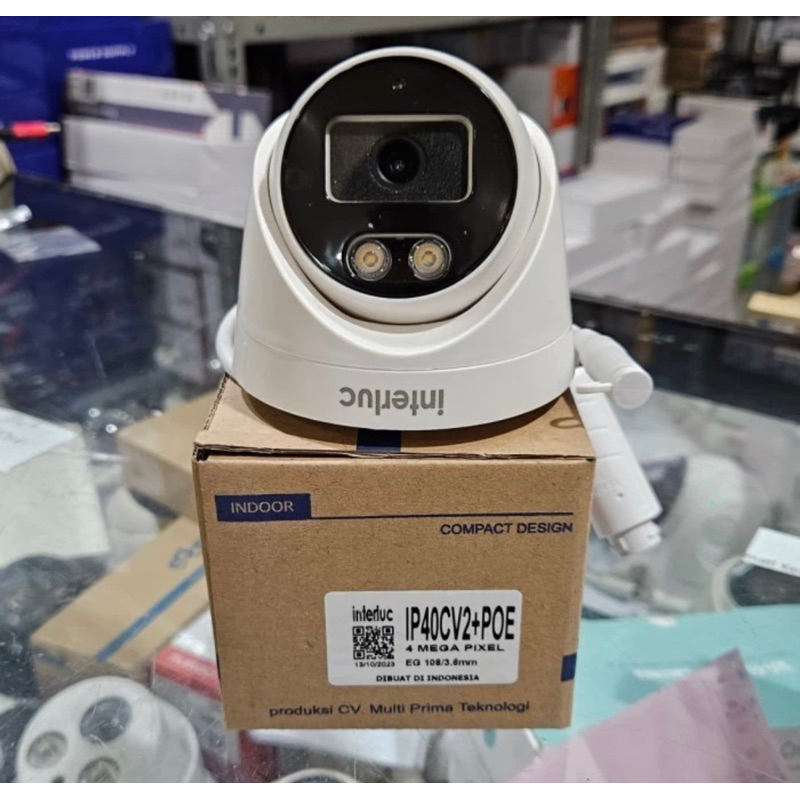 IP Camera CCTV Indoor EDGE Asli 4MP Onvif + POE Setara Hikvision