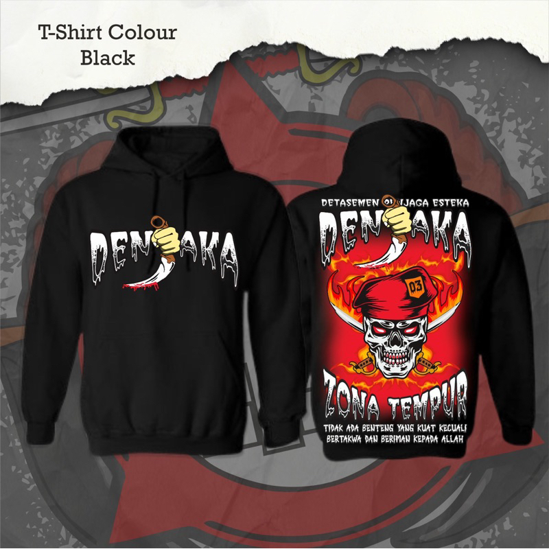 Hoodie PSHW Winongo 1903 Denjaka Zona Tempur Detasemen Penjaga Esteka Sablon Premium Motif Terbaru